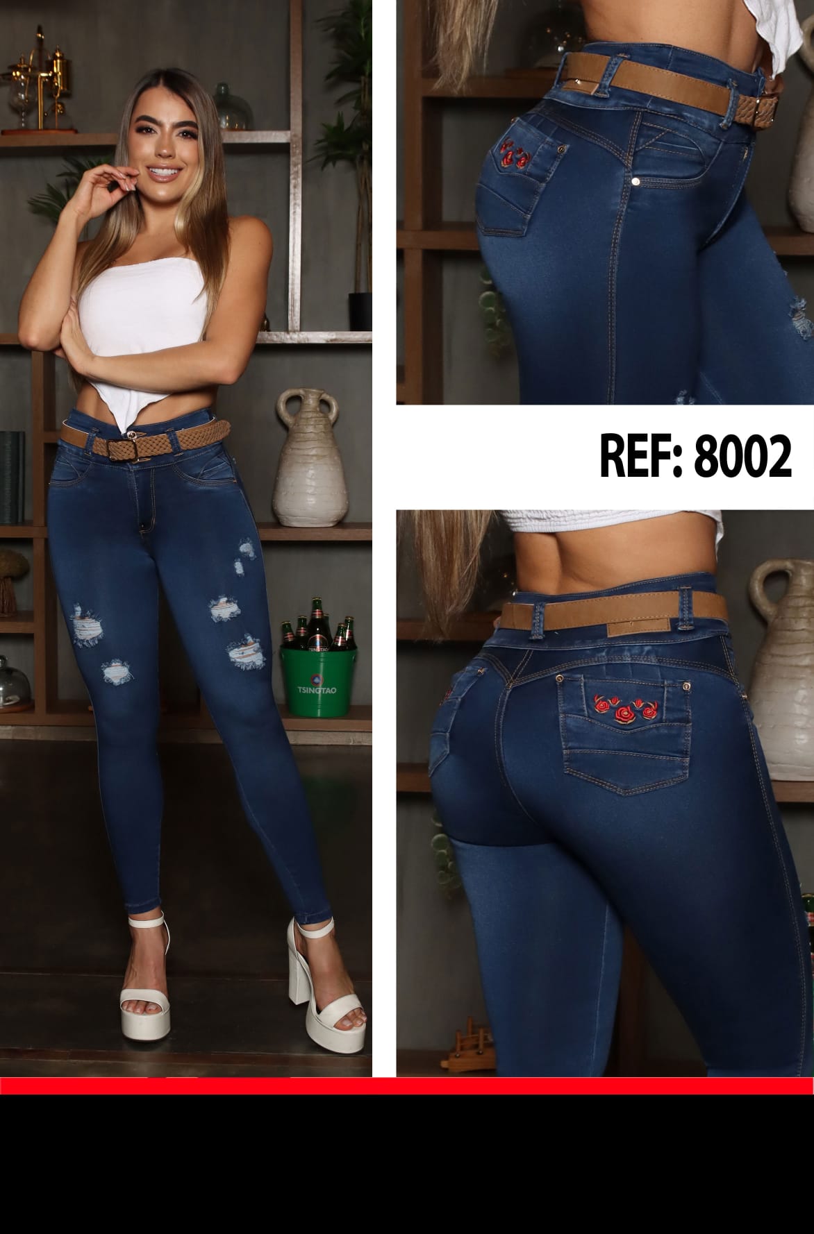 Aura Contour Distressed