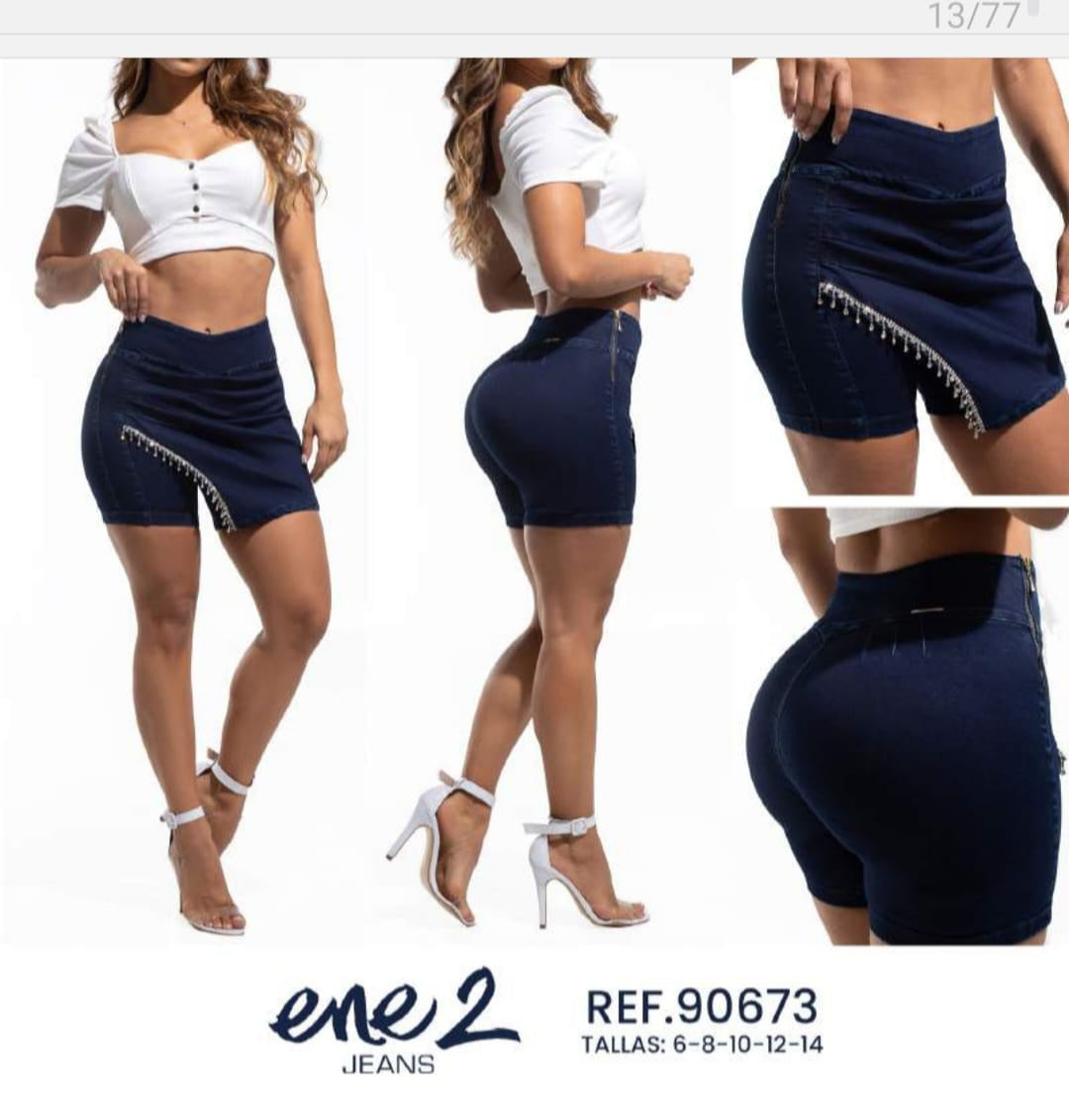 Denim shorts by ene2